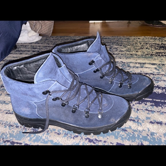 Broken Homme Weber Blue Suede Boot Mens US Size 11 - Picture 2 of 9